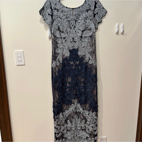 BHLDN JS Collections Santiago dress blue gray - Picture 3 of 4